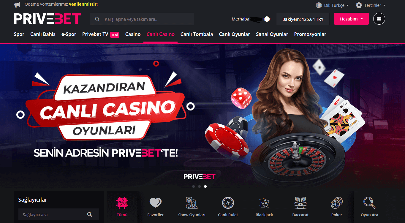 Canlı Casino Privebet