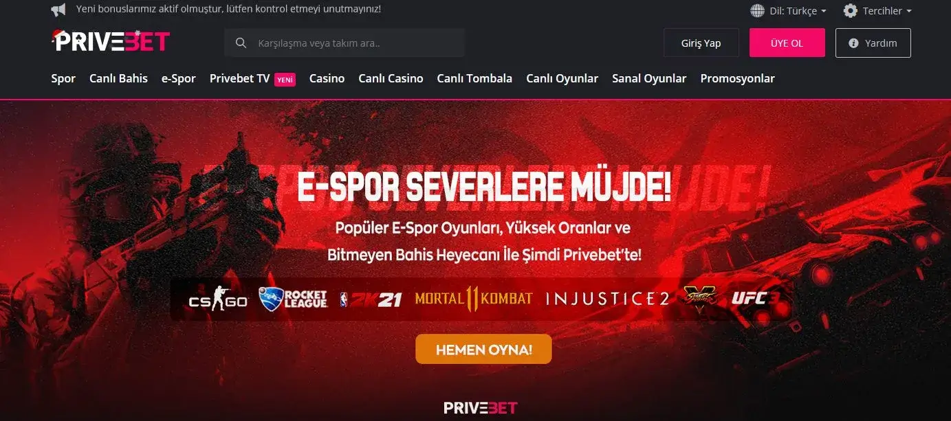 Privebet Ana Sayfa